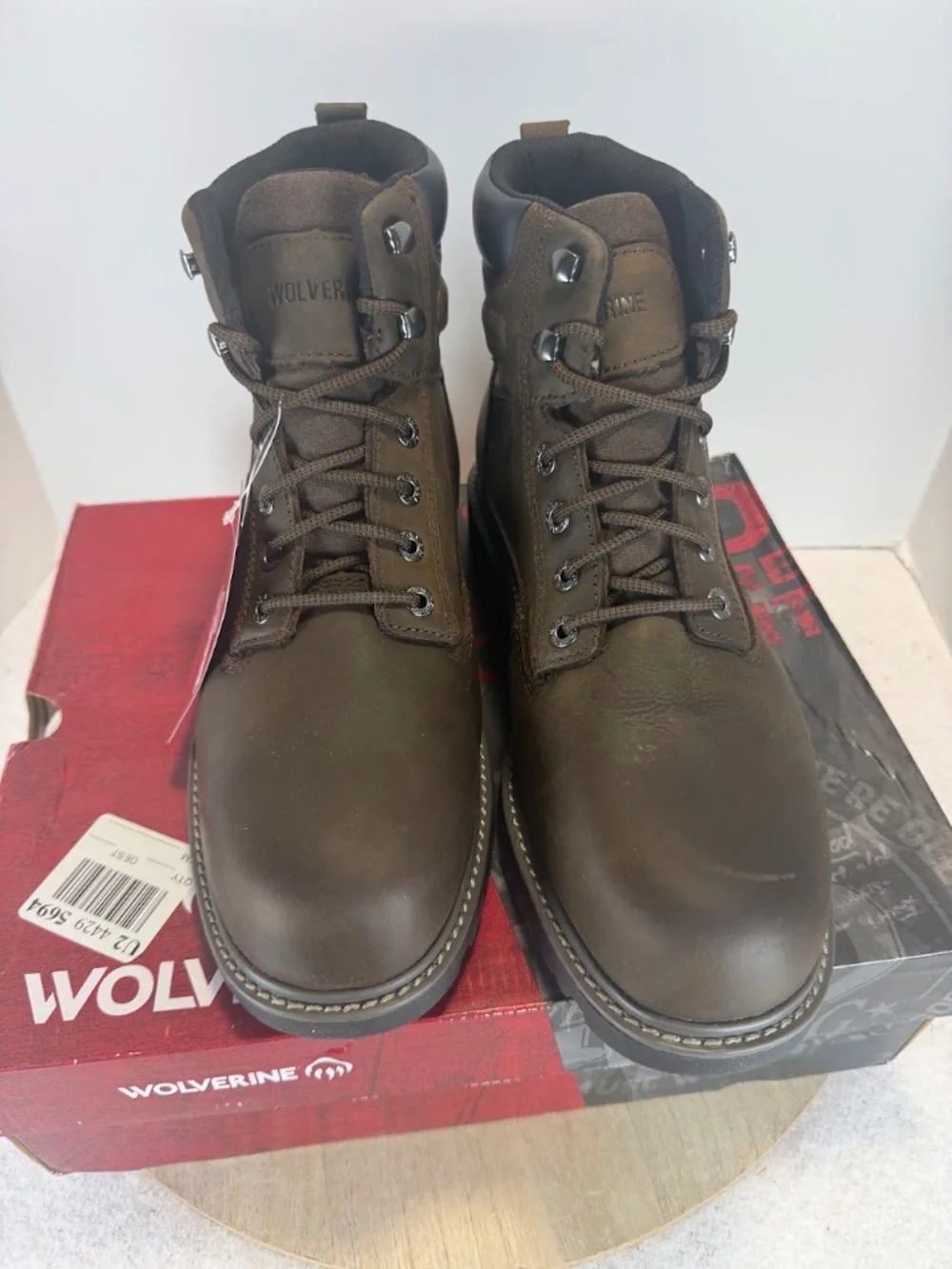 Wolverine Floorhand W10633 Mens 12 EW Steel Toe Waterproof Work Boots Brown NIB